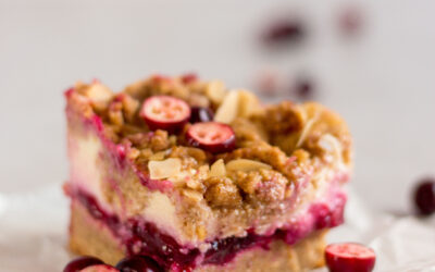 Cranberry Streusel Cheesecake