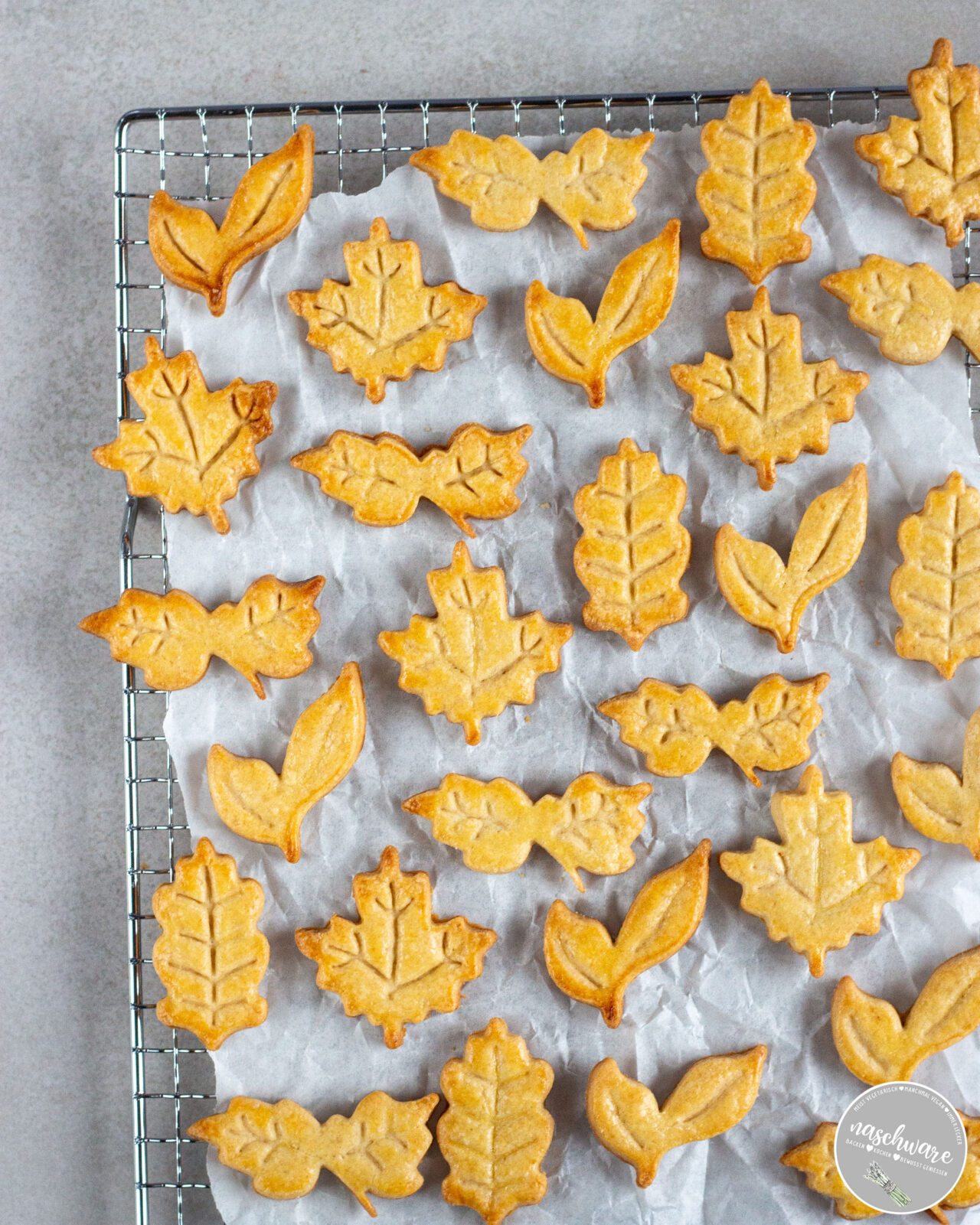 Herbstliche Butterplätzchen - Rezept - naschware.de