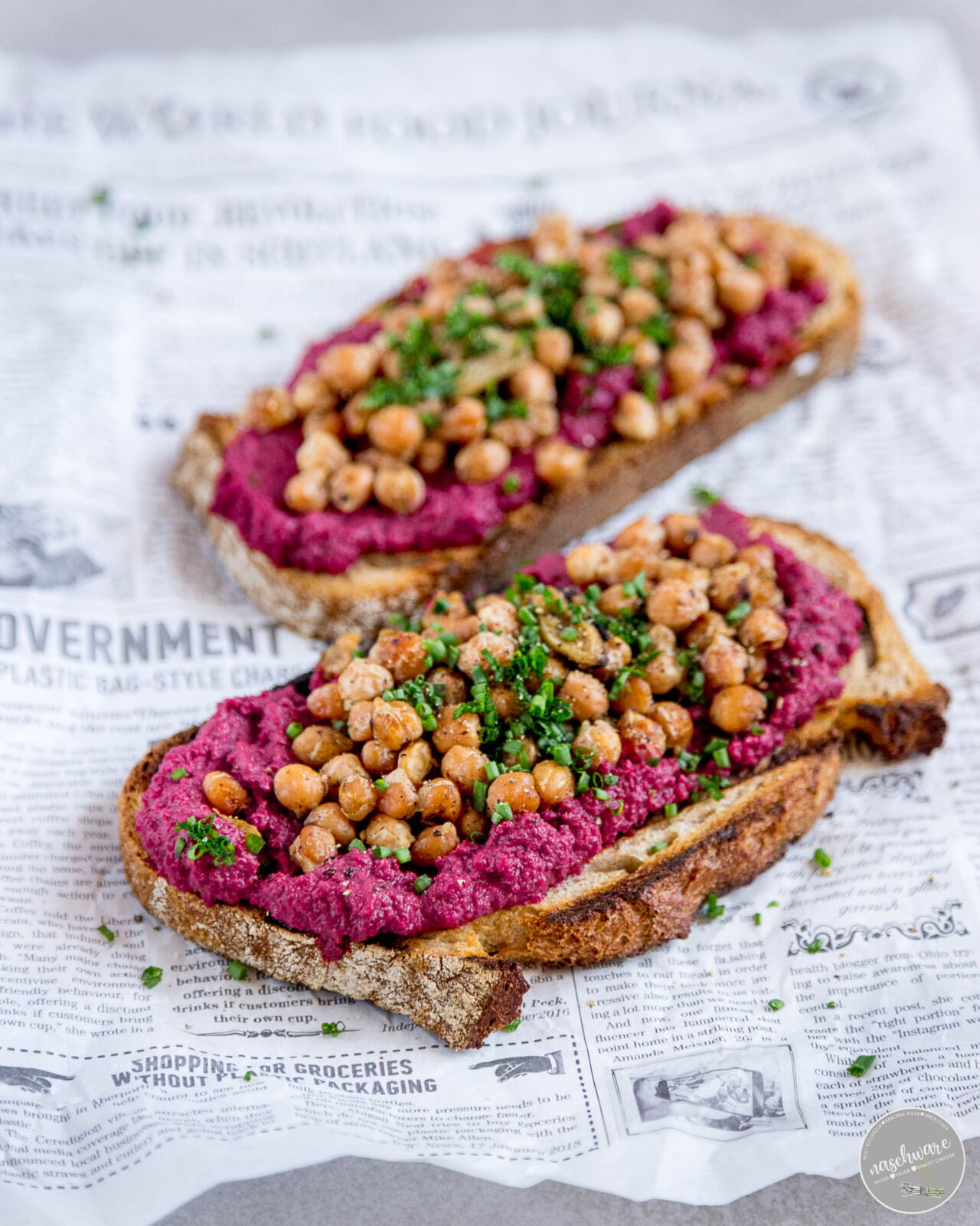 Stulle Mit Rote Bete Aufstrich Rezept Naschware De