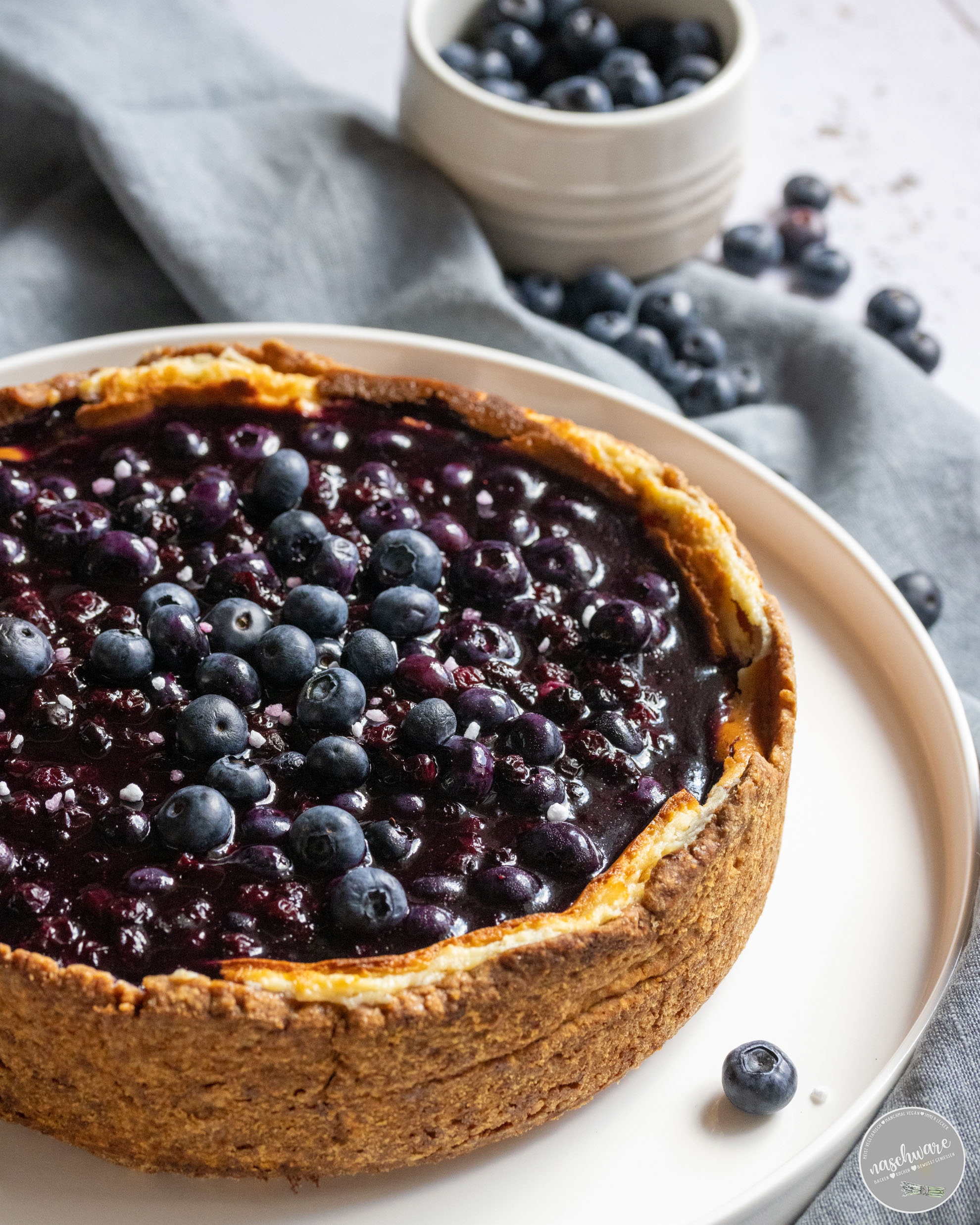 Blueberry Joghurt Cheesecake Rezept naschware.de