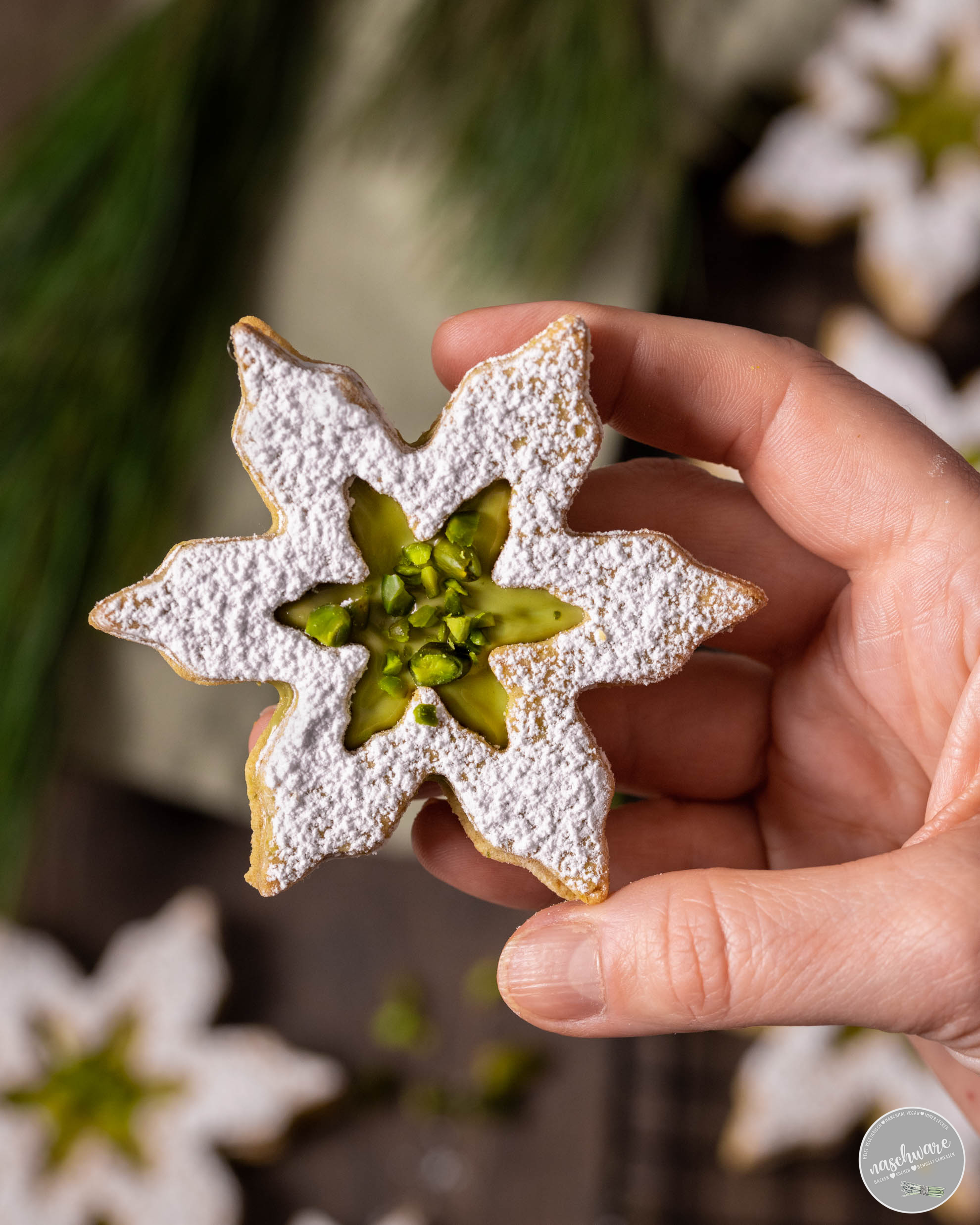 Knusprige Pistazien Plätzchen Knusprige Pistazien Plätzchen