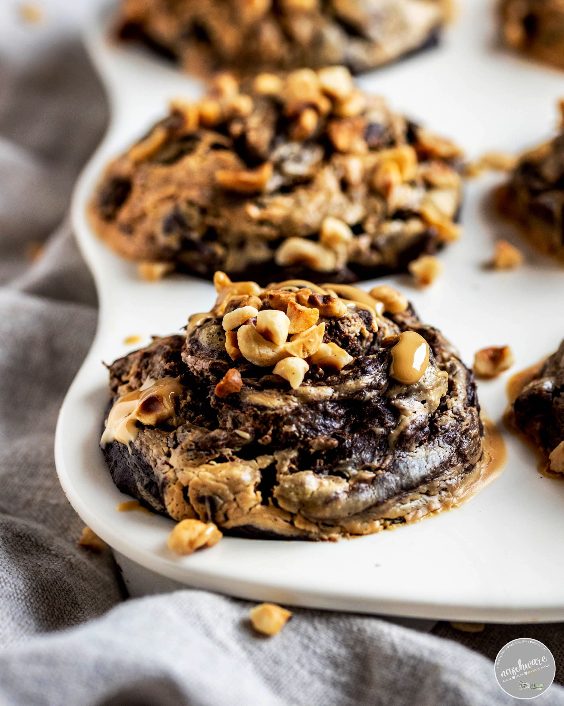 Vegane Bananen-Schoko-Peantutbutter Muffins3
