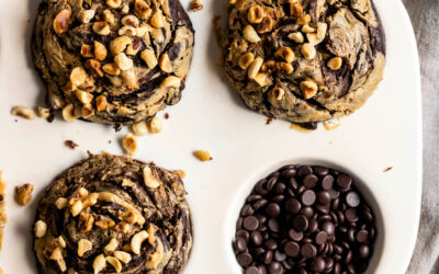Double Chocolate-Peanutbutter Muffins